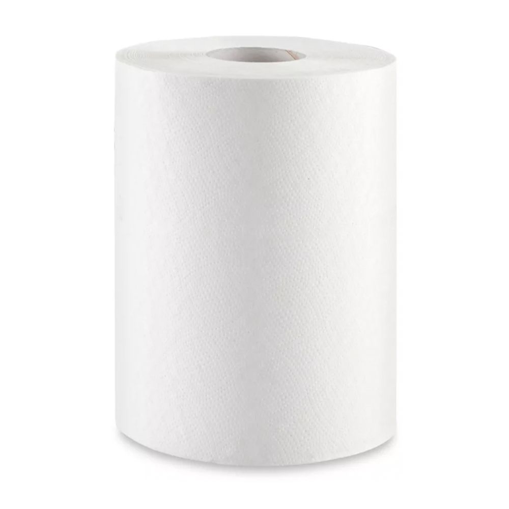 Royalty Virgin White Hard Roll Towel 7.8" x 350ft
