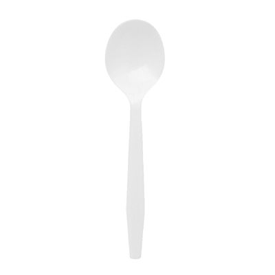 Royalty White Medium Heavy Weight PP Soup Spoon