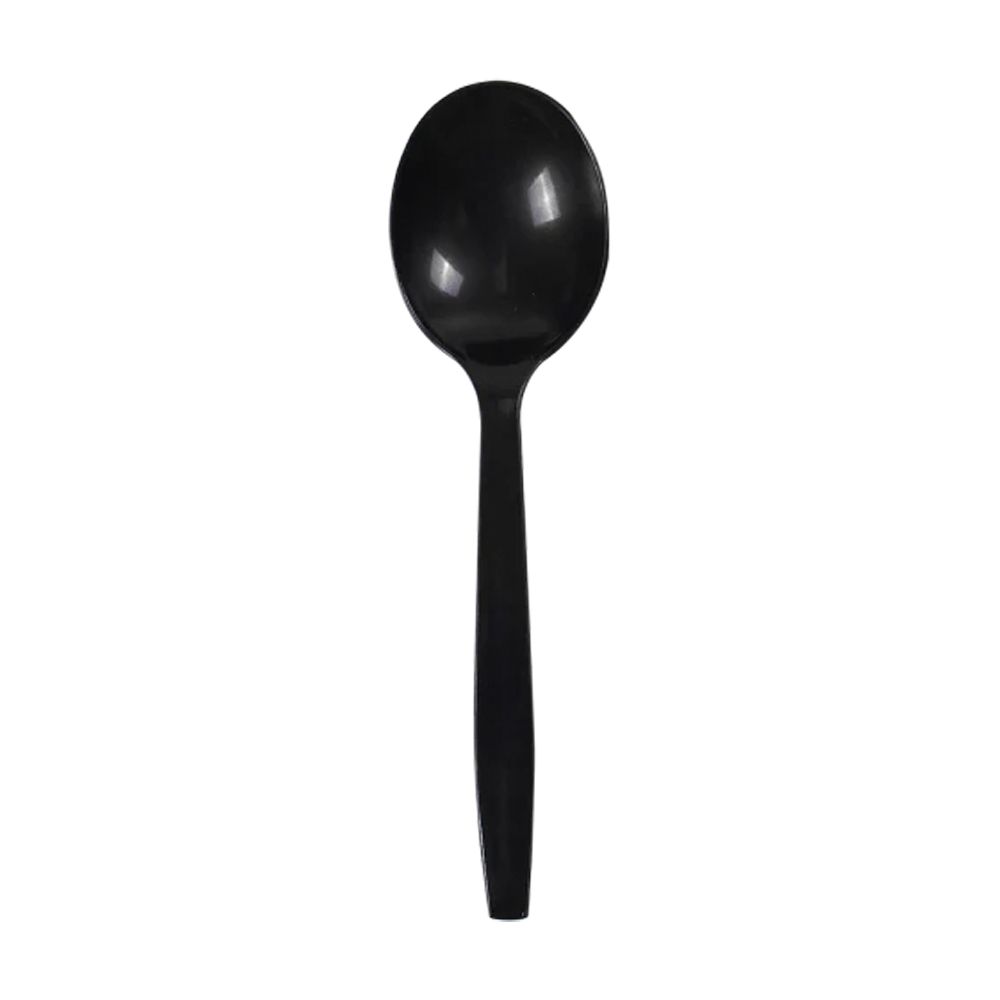 Royalty Black X-Heavy Weight PP Soup Spoon