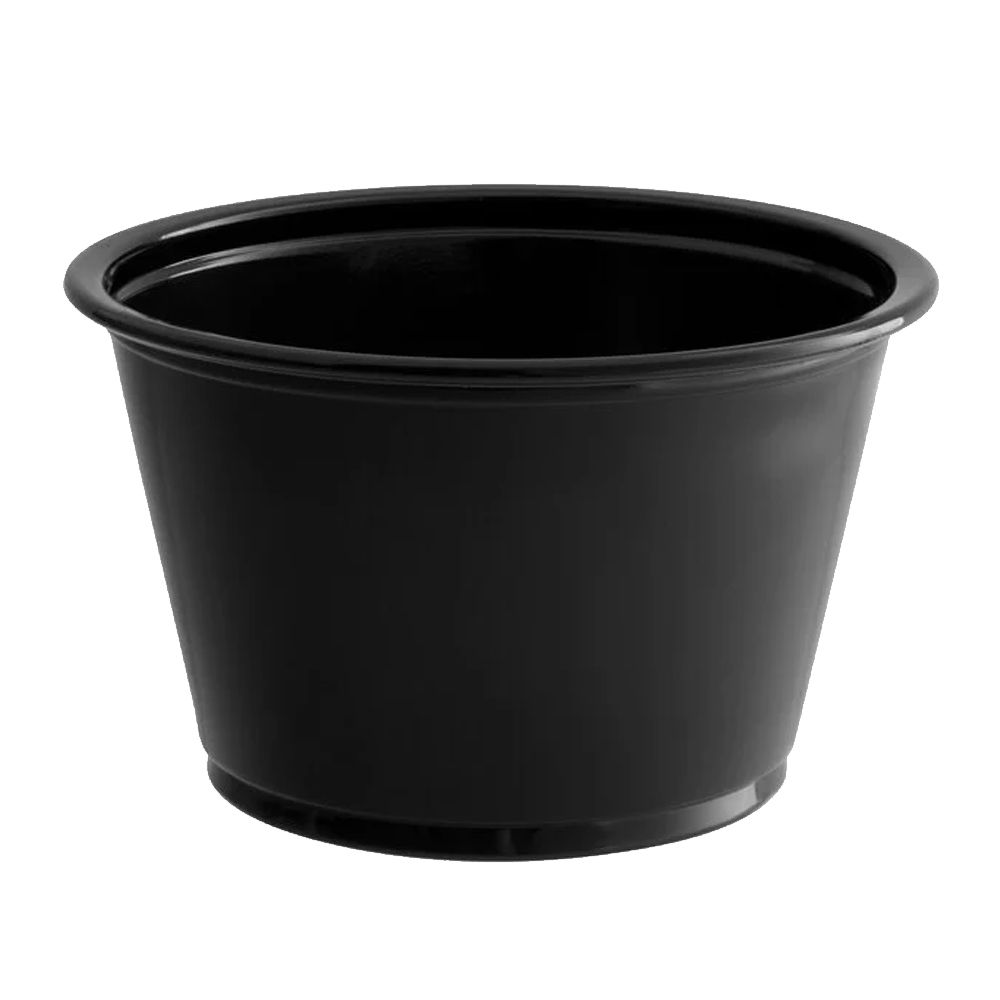 Royalty 4oz Black Portion Cup