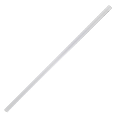 7.75" Clear Jumbo Unwrapped Straws, 24/500