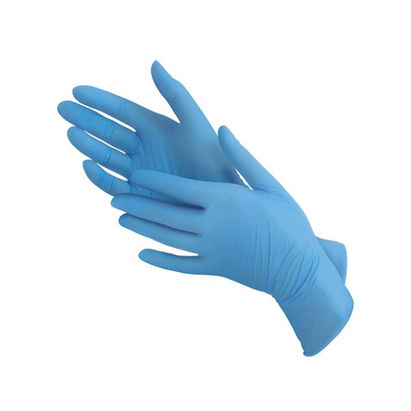 Royalty Premier Large Blue Exam Powder Free Gloves