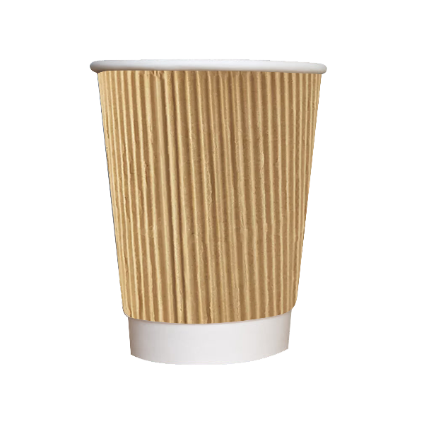 Royalty Eco Premium 10oz Ripple Wall Paper Hot Cup